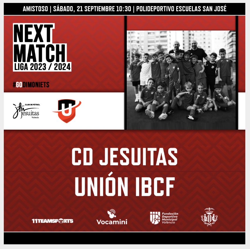 Ejemplo de cartel del partido