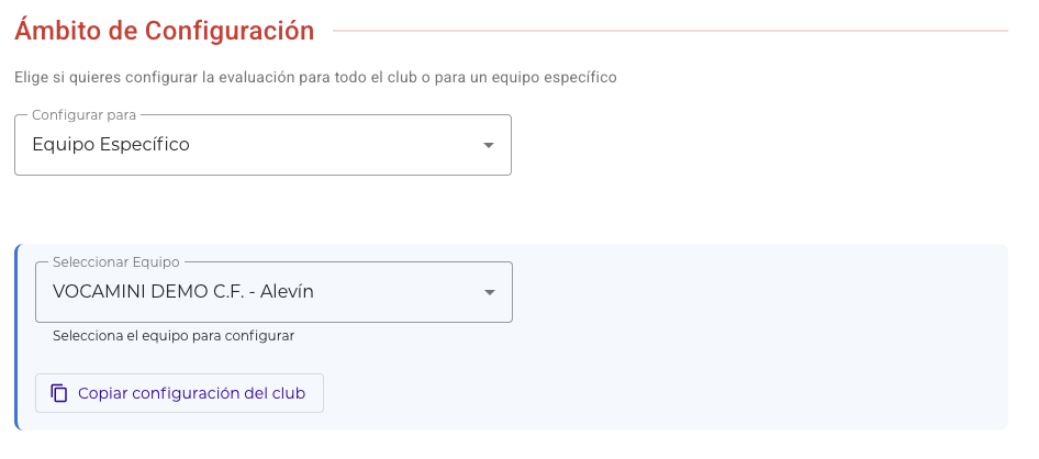 Switches de configuración