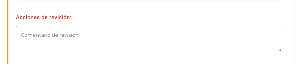 Formulario de revisión