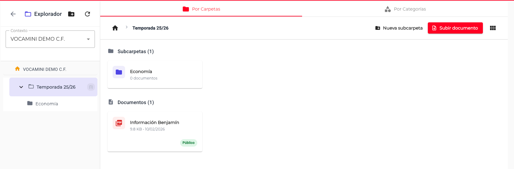 Crear Carpeta fuera de raíz